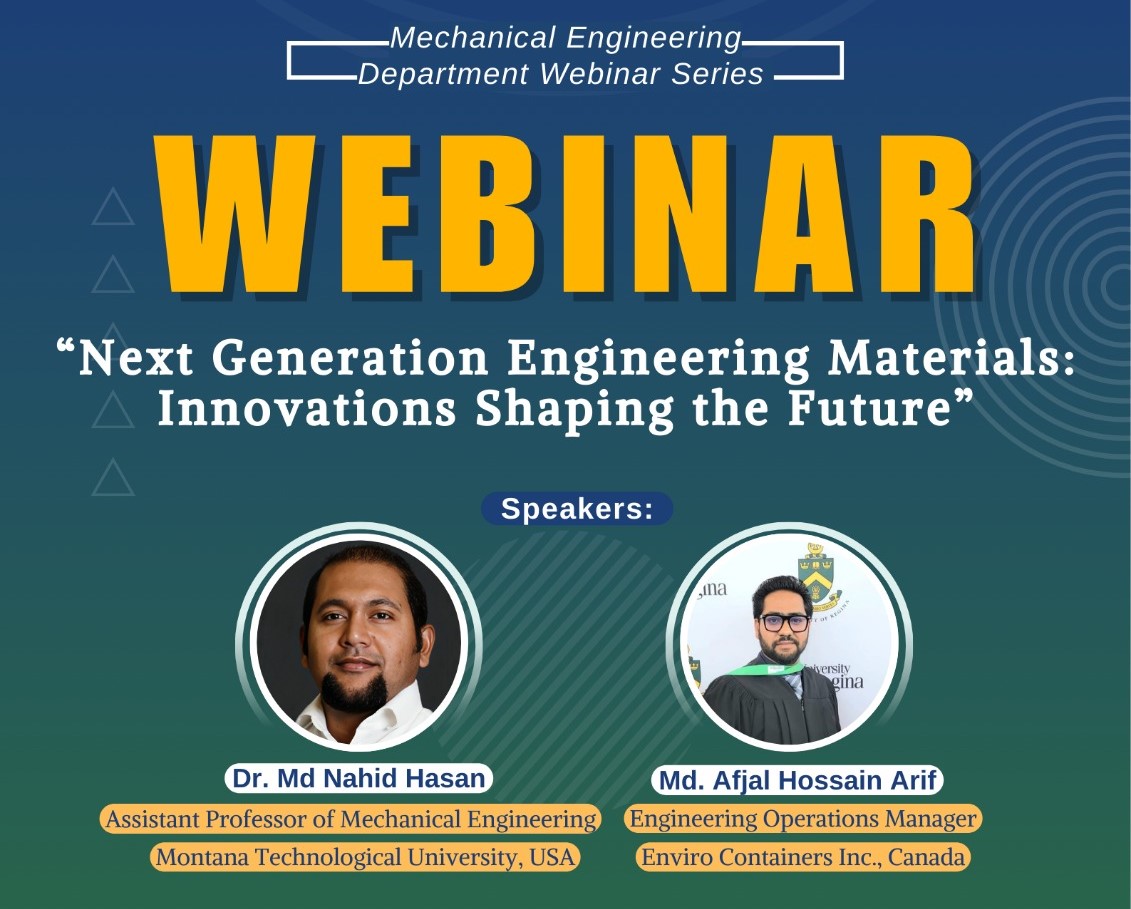 Webinar on Next Generation Engineering Materials: Innovations Shaping the Future